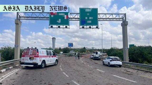 Tragic Missile Attack: 6 Injured Near Israel's Ben Gurion