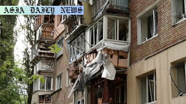 Russia's Massive Drone Assault on Kyiv Injures 15 Civilians