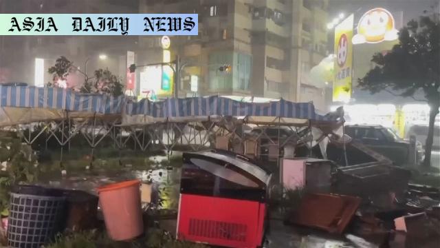 Deadly Typhoon Danas Wreaks Havoc in Taiwan, Leaves 2 Dead and Hundreds Injured