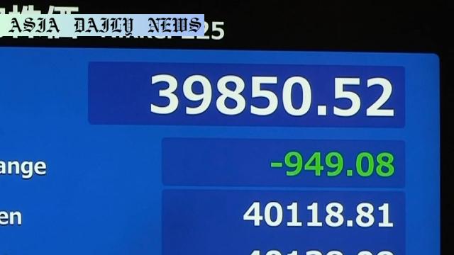 Sharp Decline: Tokyo Stocks Fall Amid Weak US Jobs Data